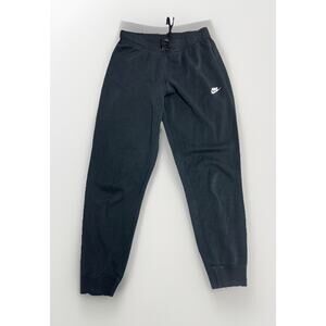 Nike Jogger Sweatpants Womens Medium Black Drawstring Athletic Lounge Pants